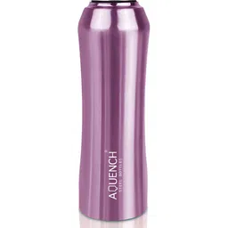 AQUENCH Purple Single Stainless Steel Water Bottle 1 Ltr-52