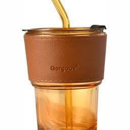 WELOUR Brown Glass Water Bottle 350 ml-image-53
