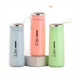 WELOUR Green & Pink 3 Pieces Glass Water Bottles 500 ml Each-27