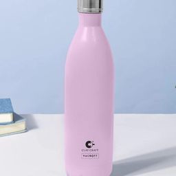 CLAY CRAFT Vacbott Lavender Double Walled Thermo-Steel Water Bottle-1L-picture-8