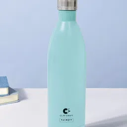 CLAY CRAFT Vacbott Blue Double Walled Thermo-Steel Water Bottle-1L-43