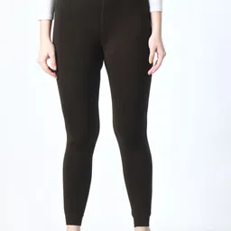 JMT Wear Women High-Rise Ankle Length Thermal Bottoms-image-88