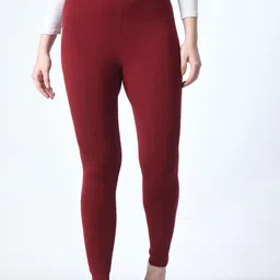 JMT Wear Women Ankle-Length High-Rise Fleece Thermal bottom-image-85