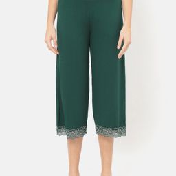 Amante Women Green Capris Pyjama Bottom-image-32
