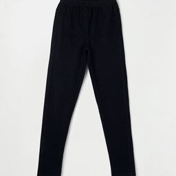 Fame Forever by Lifestyle Girls Blue Solid Ankle Length Cotton Leggings-picture-39