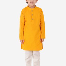 BAESD Boys Striped Pure Cotton Kurta with Trousers-45