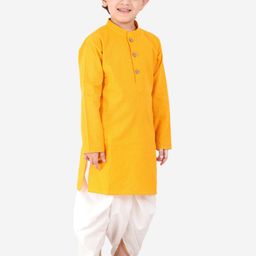 BAESD Boys Striped Regular Pure Cotton Kurta with Dhoti Pants-23