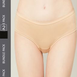 Ginger by Lifestyle Women Pack Of 2 Cotton Hipster Briefs-image-92