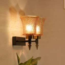 Coventry Black and Gold Metal and Glass Wall Sconces by Kapoor LampShades-picture-29