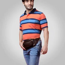 Sassora Textured Leather Waist Pouch-image-9