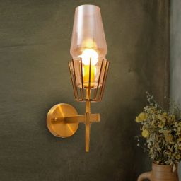 kapoor lampshades Fenerty Metal Wallchieres (Gold)-picture-40