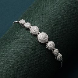 Kennice Rhodium-Plated American Diamond  Wrap Around Bracelet-image-84