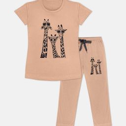 Tee Weavers Girls Printed Night suit-picture-48
