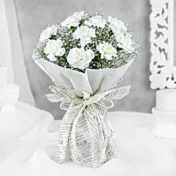 True Beauty Carnations Bouquet-image-40