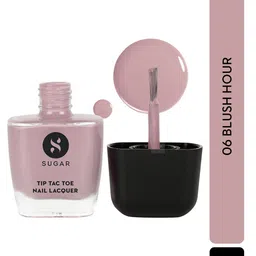 SUGAR Tip Tac Toe Long Lasting Glossy Nail Lacquer 9ml - Blush Hour 06-32