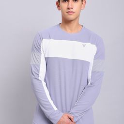 Technosport Round Neck Colourblocked Antimicrobial Training or Gym T-shirt-image-51