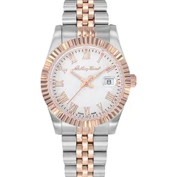 Mathey-Tissot Women Swiss Made Silver Dial Roman Quartz Watch D810BRA-image-98