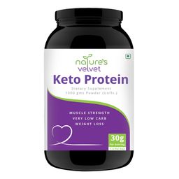 Natures Velvet Keto Protein,  2.2 lb  Unflavoured -32