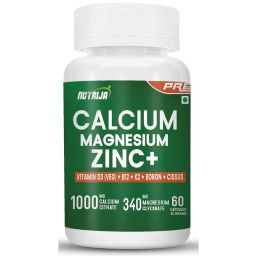 NutriJa Calcium Magnesium Zinc+,  60 capsules  Unflavoured -22