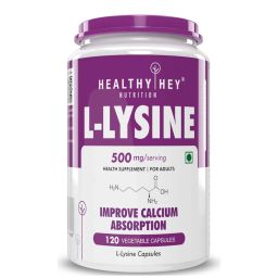 HealthyHey Nutrition L-Lysine, 120 capsules Unflavoured-29