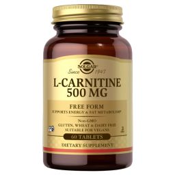Solgar L-Carnitine 500mg,  60 tablet(s)  Unflavoured -49