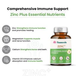 Vaamveda Zinc+ with Magnesium Calcium & Vitamin D3,  60 tablet(s)  Unflavoured  image 4