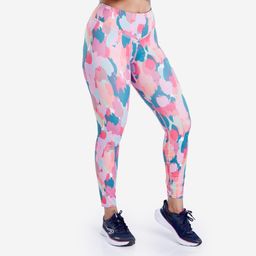 Women's High-Waisted Leggings - Multicoloured-image-37