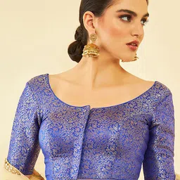 Soch Woven-Design Saree Blouse-image-89