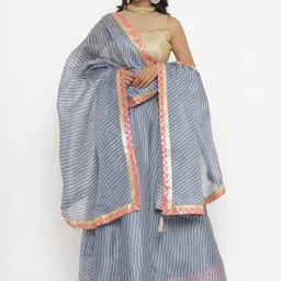 Kesarya Printed Ready to Wear Cotton Lehenga Dupatta with unstitched Blouse-picture-28