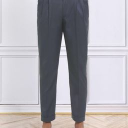 KLOTTHE Men Slim Fit Cotton Formal Trouser-image-76