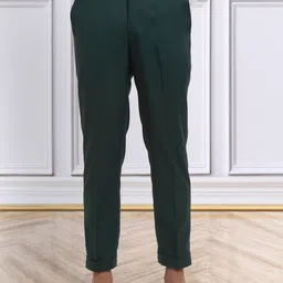 KLOTTHE Slim Fit Cotton Formal Trouser-image-56