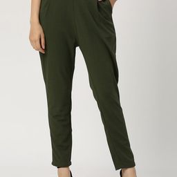 Smarty Pants Women Comfort High-Rise Easy Wash Cotton Trousers-image-19