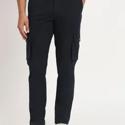 RAGZO Men Loose Fit Pure Cotton Cargos-picture-2