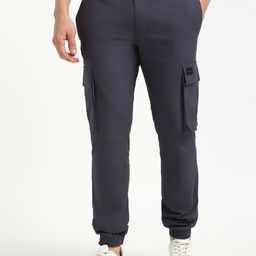 Calvin Klein Jeans Men Mid-RiseCotton Relaxed Fit Cargo Styles Joggers Trousers-picture-19