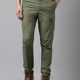 Woodland Men Mid-Rise Cargo Trousers-picture-28