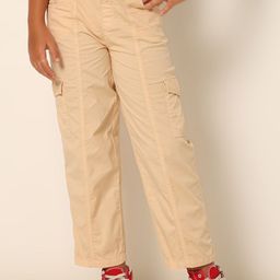Vero Moda Girls Mid Rise Cotton Cargos-image-46
