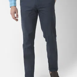 Turtle Men Cotton Relaxed Skinny Fit Trousers-image-34