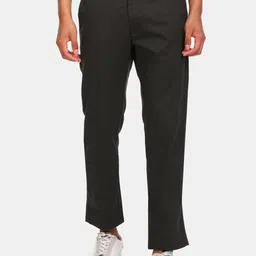 Arrow Sport Men Black Smart Wrinkle Free Trousers-image-18