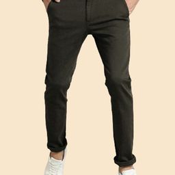 AD & AV Men Mid-Rise Easy Wash Chinos Trousers-image-76