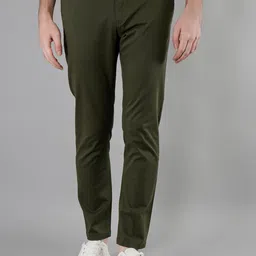 TIM PARIS Men Mid-Rise Relaxed Easy Wash Stretchable Cotton Chinos Trousers-image-19
