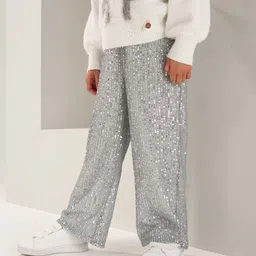 Angel & Rocket Girls Printed Mom Fit Chinos Trousers-image-84