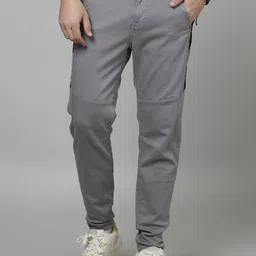 Celio Men Mid-Rise Classic Skinny Fit Plain Cotton Regular Trousers-image-41