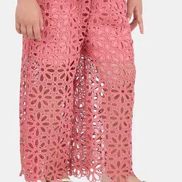 One Friday Girls Floral Relaxed Chinos Trousers-image-66