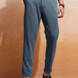 HIGHLANDER Men Slim Fit Chinos Trousers-image-42