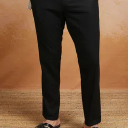 HIGHLANDER Men Slim Fit Mid-Rise Flat-Front Chinos Trousers-image-43