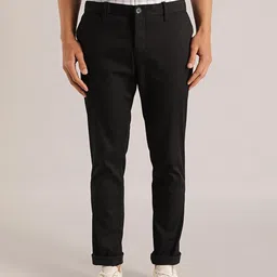 Indian Terrain Men Brooklyn Slim Fit Trousers-image-71