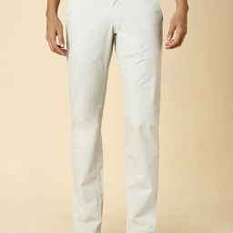 Allen Solly Men Slim Fit Mid Rise Cotton Chinos Trousers-image-90