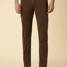 Allen Solly Men Slim Fit Mid-Rise Cotton Chinos Trousers-image-89