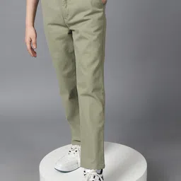 One Friday Kids Boys Pure Cotton Chinos With Pockets-image-18