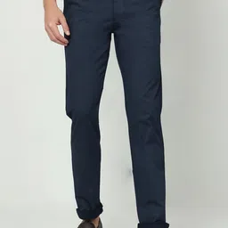 CP BRO Men Classic Slim Fit Mid-Rise Cotton Trouser-image-68